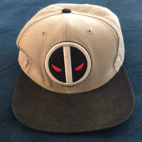 Marvel Deadpool Snapback Baseball Cap One Size Fits Most - Picture 1 of 4